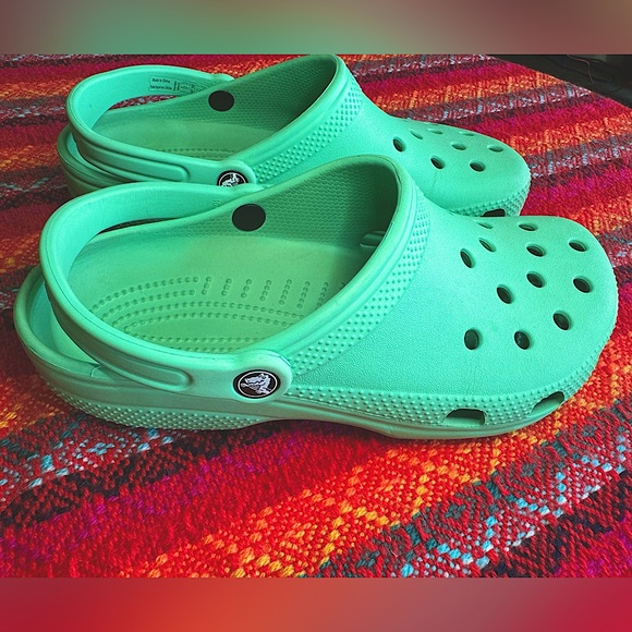 Crocs Classic Clog-Mint blue (Women 10, Men 8) - Picture 2 of 7